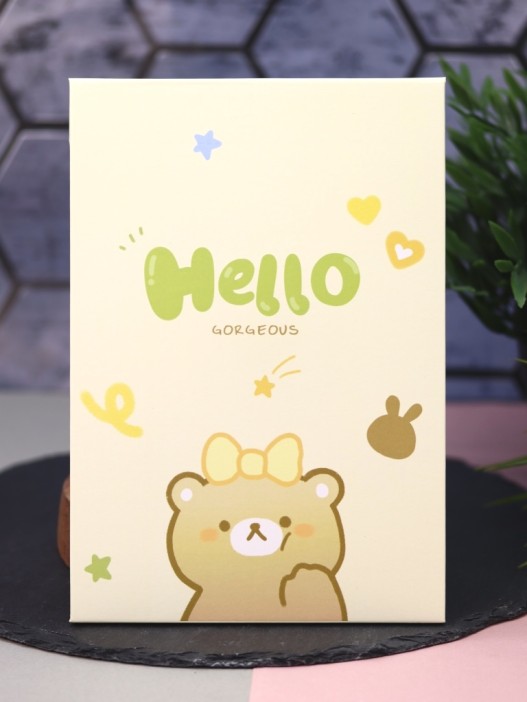 Зеркало &quot;Hello bear&quot;, yellow 