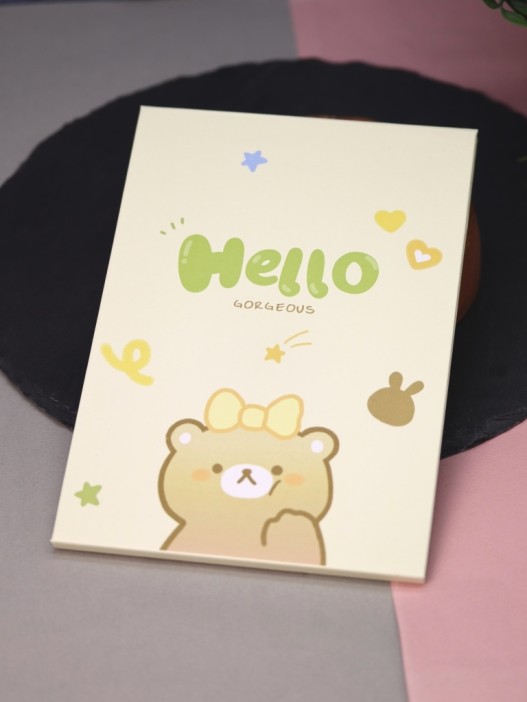 Зеркало &quot;Hello bear&quot;, yellow 