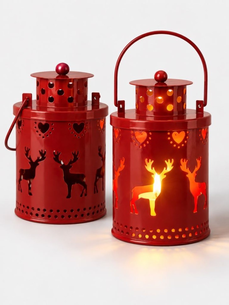 Подвесной ночник iLikeGift "Рождественский фонарь", шоу-бокс 6 шт.