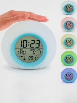 Часы-будильник электронные «Color dream», (8,5*8,5*8 см)