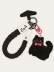 Брелок-подвеска для телефона iLikeGift «Bow cat», black 