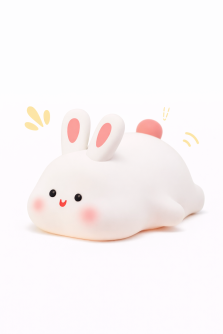 Ночник "Chilling hare", белый (14.3*10.5*8.3 см)