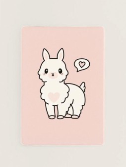 Держатель для карт Аниме «Lama» (6,5 х 9,5 см)