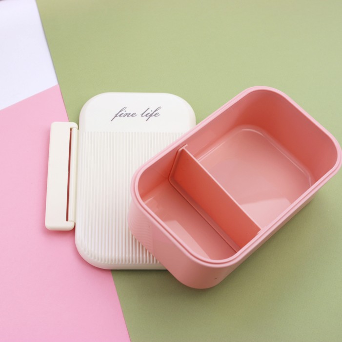 F947C Ланчбокс "Fine life" pink 