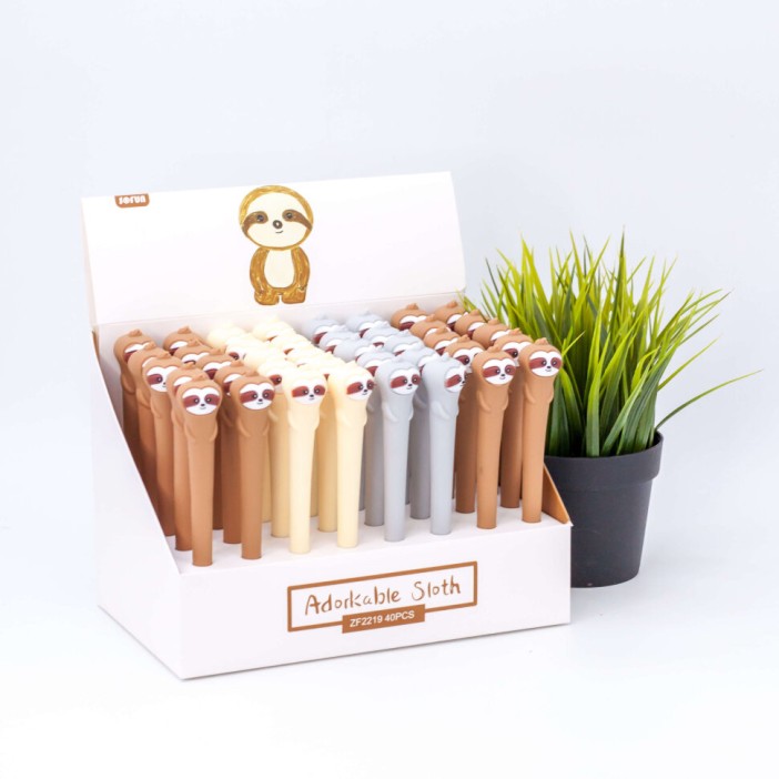 Ручка &quot;Sloth&quot;, mix, шоубокс 40 шт. 