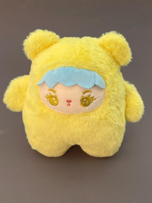 Мягкая игрушка &quot;Fluffy baby&quot;, yellow, 19 см 