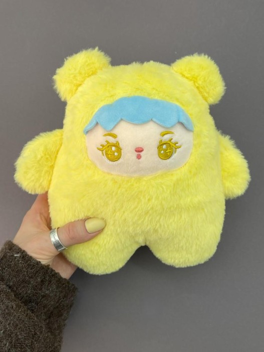 Мягкая игрушка &quot;Fluffy baby&quot;, yellow, 19 см 