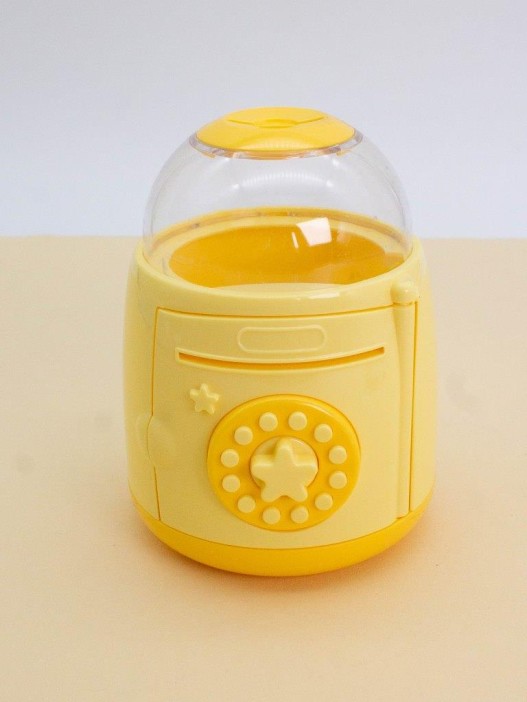 Копилка-сейф &quot;Star bank&quot;, yellow (13x11 см) 