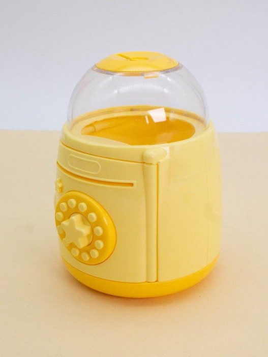 Копилка-сейф &quot;Star bank&quot;, yellow (13x11 см) 