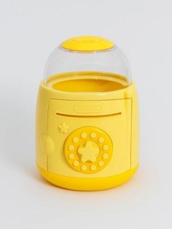Копилка-сейф "Star bank", yellow (13x11 см)