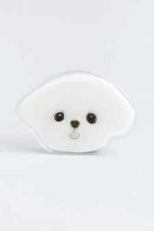 Попсокет "Face cute dog", white