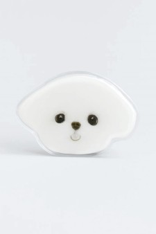 Попсокет "Face cute dog", white