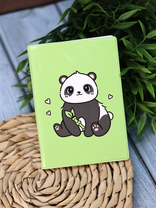 Обложка для паспорта Аниме «Panda», плотность 560 мкм 