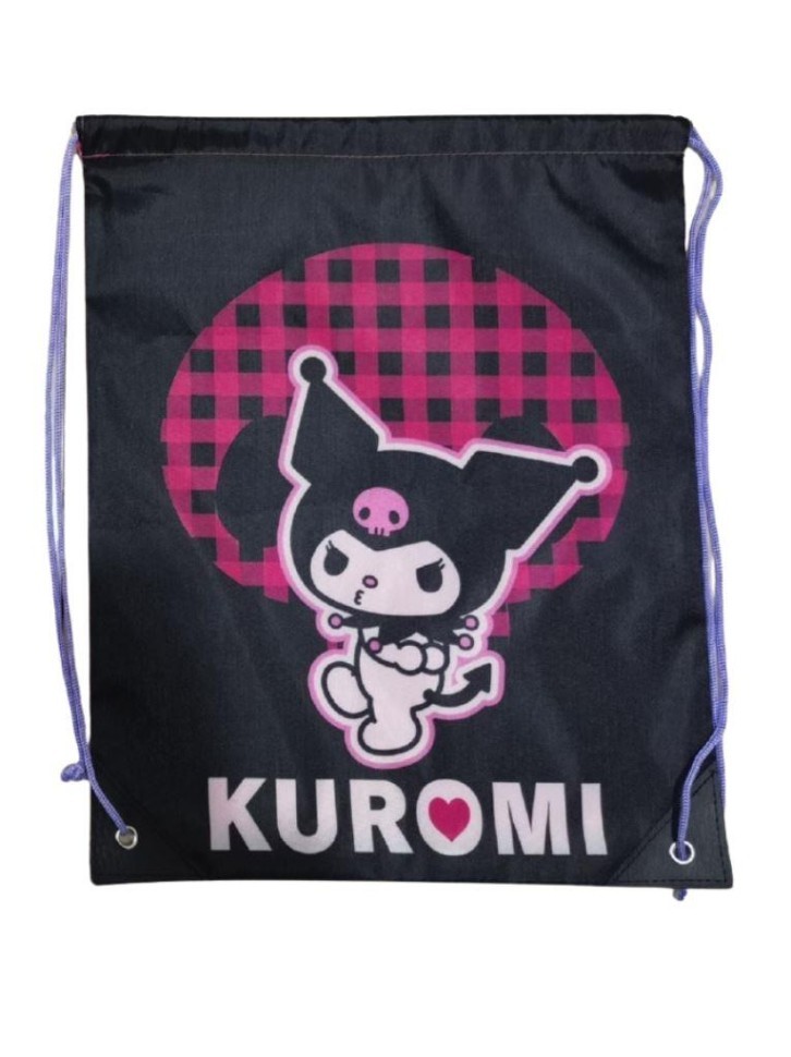 Мешок для обуви "Kuromi", 1 отделение, 43*35 см, полиэстер