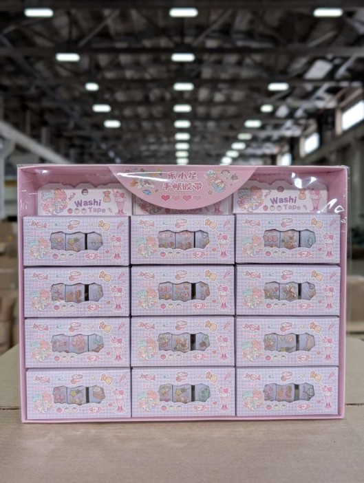 Набор декоративного скотча 4 шт. &quot;Cute ballon&quot; purple 