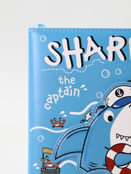 Блокнот (B6) &quot;Shark captain&quot;, blue (18.5*13) 