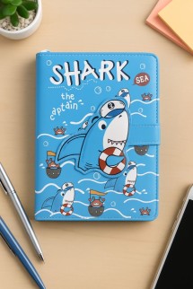 Блокнот (B6) &quot;Shark captain&quot;, blue (18.5*13)