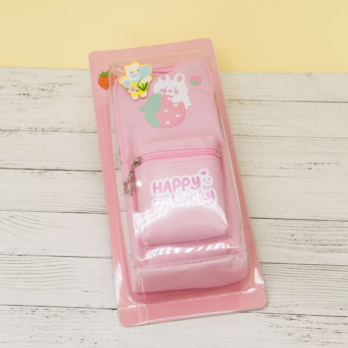Пенал "Happy lucky", pink 