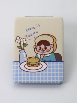 Зеркало "Here is toasty", yellow