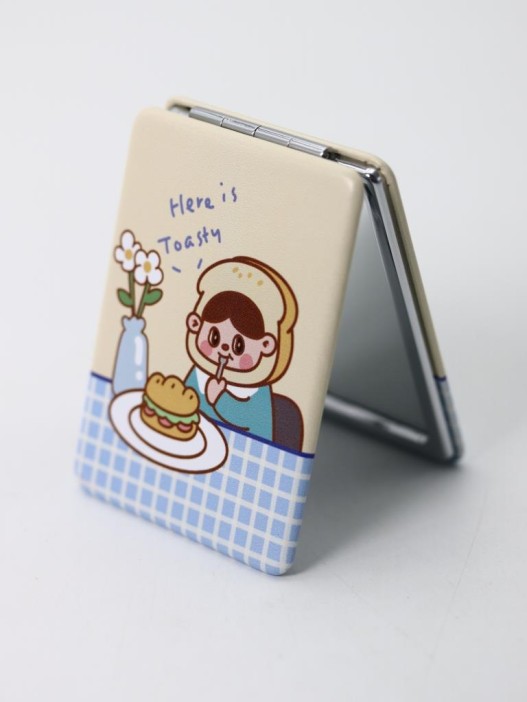 Зеркало "Here is toasty", yellow 