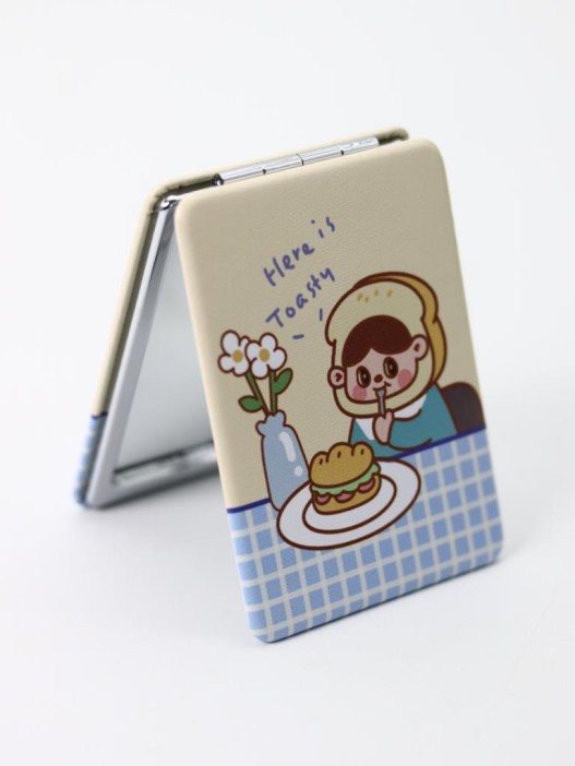 Зеркало "Here is toasty", yellow 