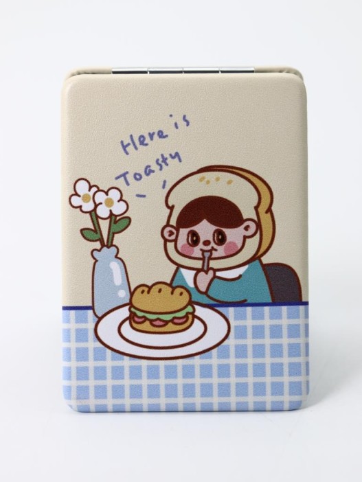 Зеркало "Here is toasty", yellow 