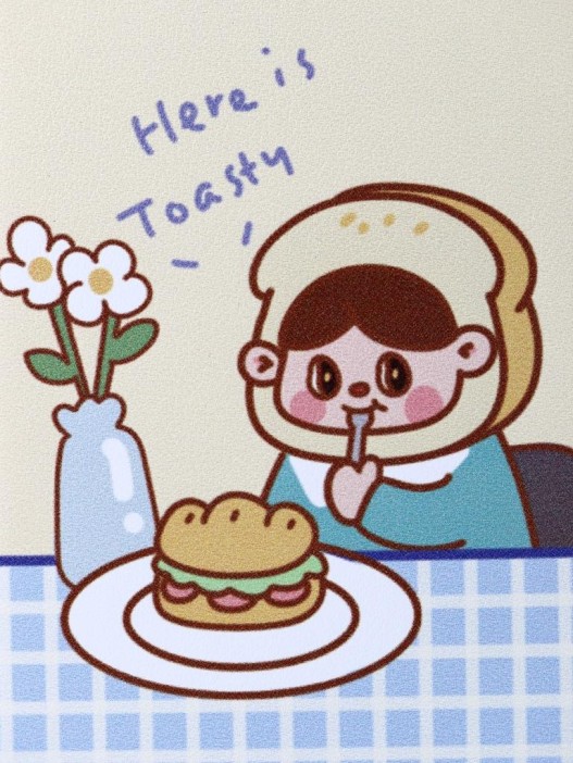 Зеркало "Here is toasty", yellow 