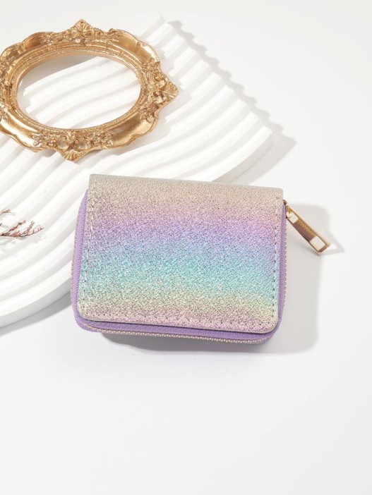 Кошелек &quot;Glossy purse&quot;, rainbow (11*8,5 см) 