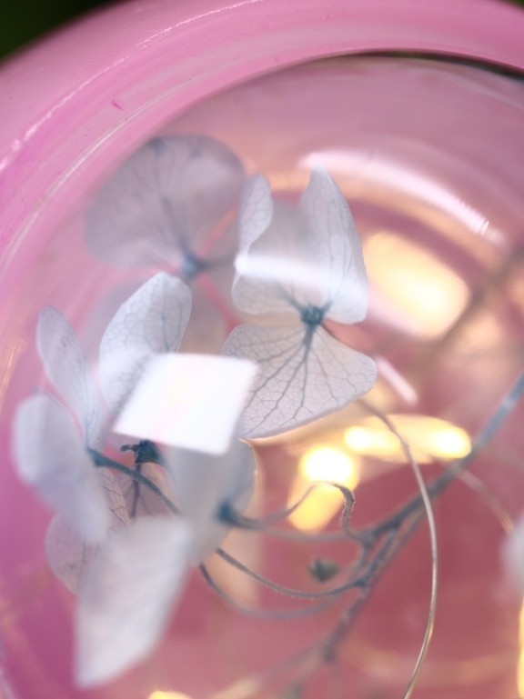 Ночник "Цветочный кролик", фиолетовый