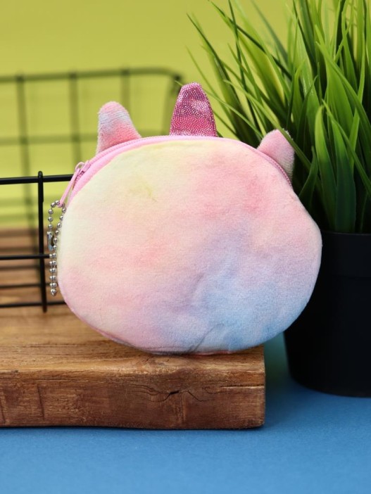 Кошелёк плюшевый &quot;Sleeping unicorn&quot;, colorful (10*11 см) 