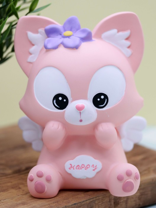 Копилка «Angel fox», pink 