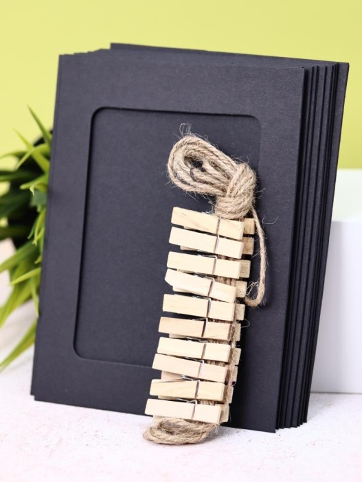 Крафтовые фоторамки «Classic», black, 11.5*15.5 см 