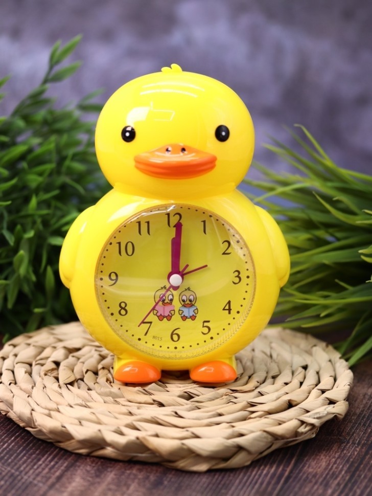Часы-будильник «Duck king», yellow