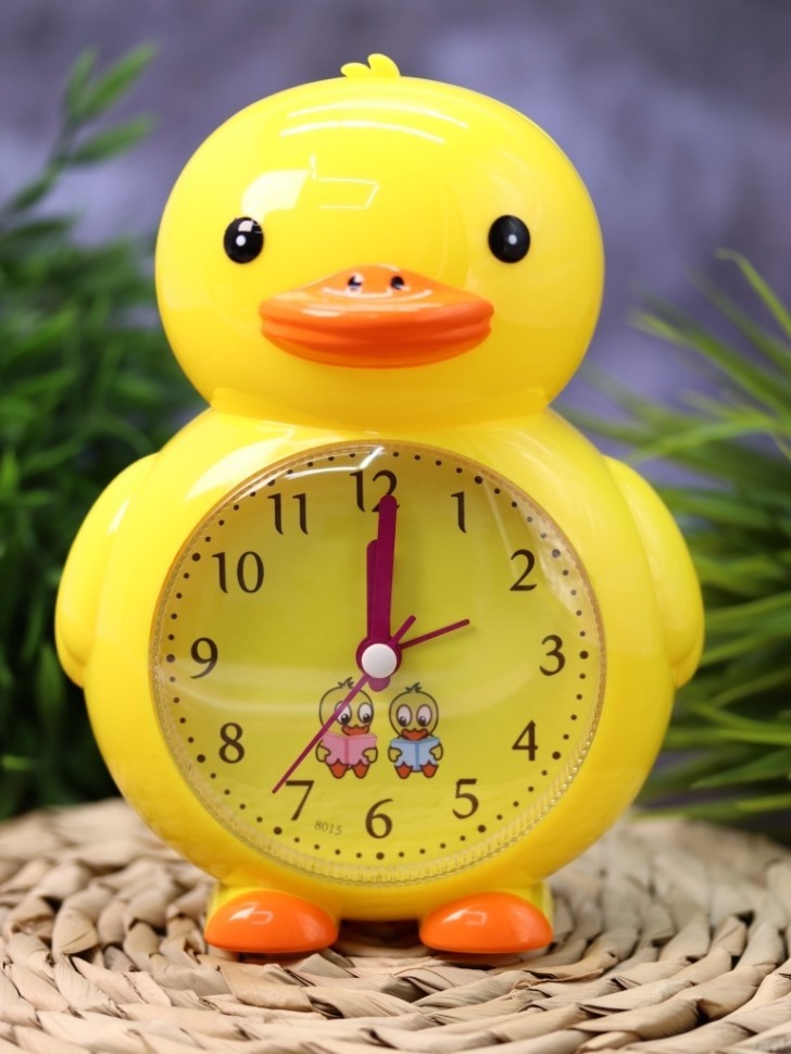 Часы-будильник «Duck king», yellow