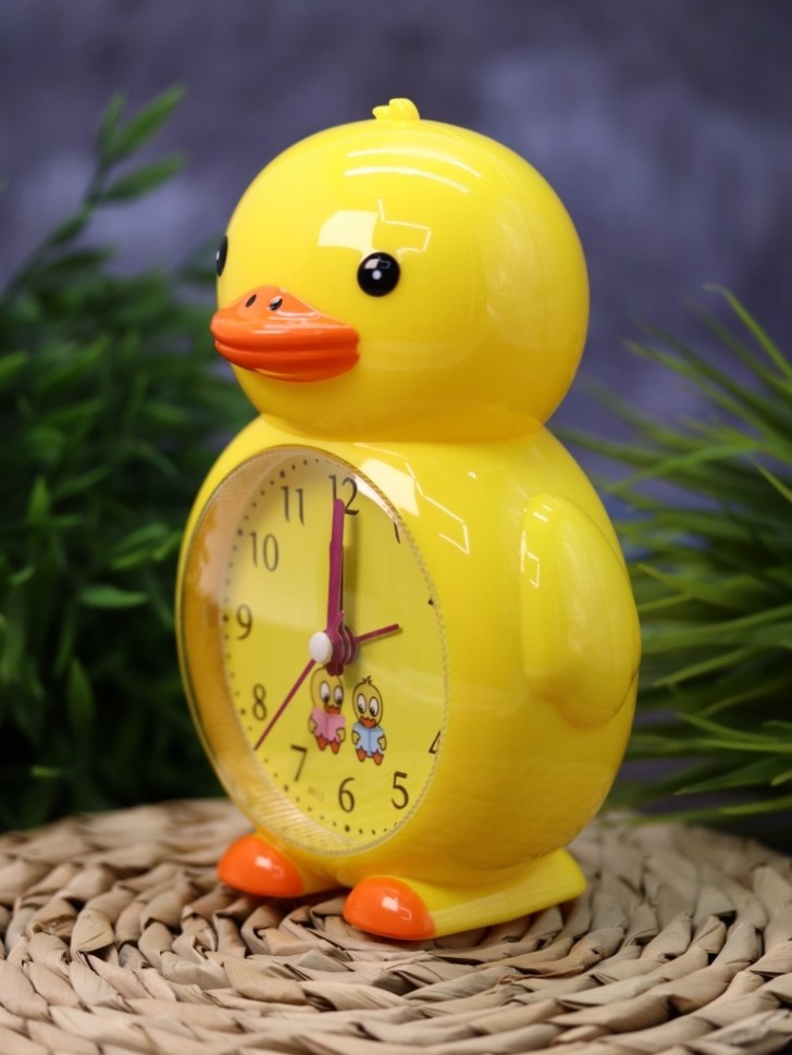 Часы-будильник «Duck king», yellow