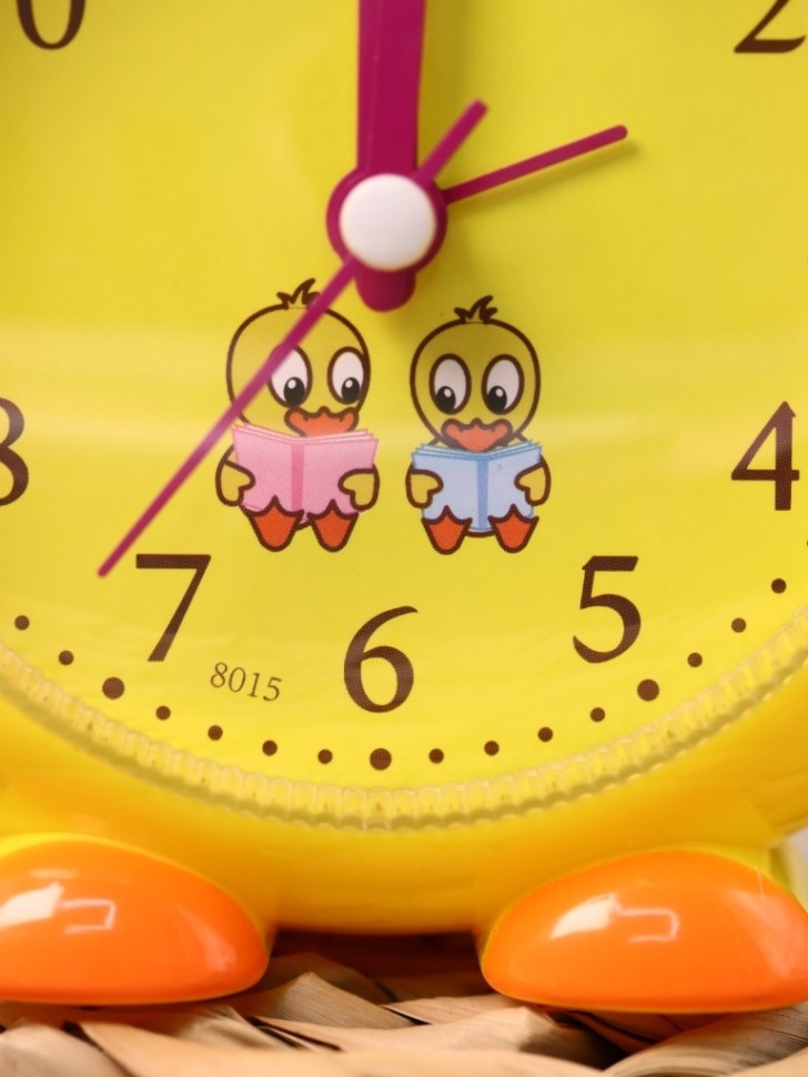 Часы-будильник «Duck king», yellow