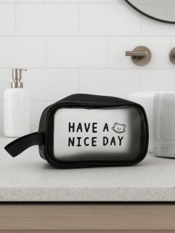 Косметичка "Have a nice day", black