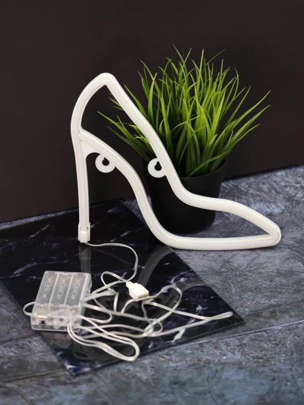 Неоновый подвесной ночник "Под каблуком", USB, розовое свечение (22*25 см)
