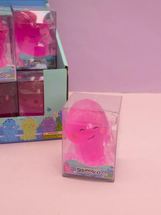 Мялка - антистресс «Cute octopus», pink 