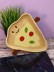 Тарелка керамическая iLikeGift «Funny pizza», 21,6х20,3х2,5 см 
