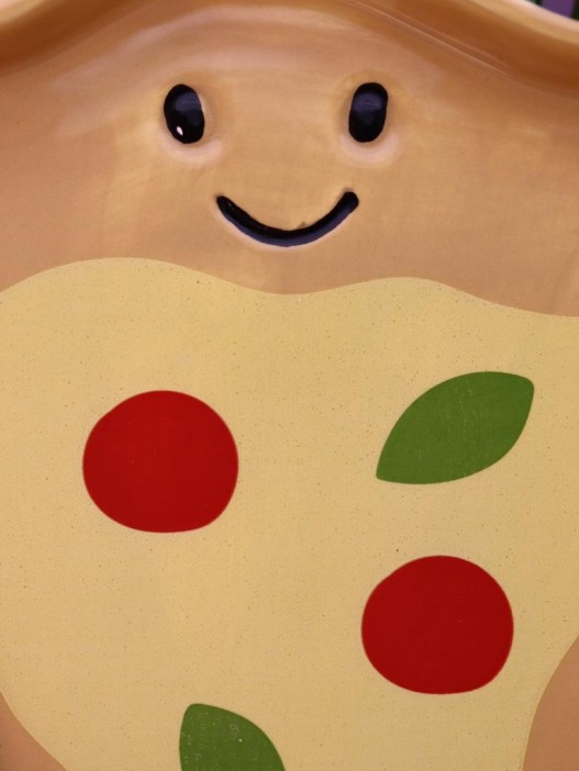 Тарелка керамическая iLikeGift «Funny pizza», 21,6х20,3х2,5 см 