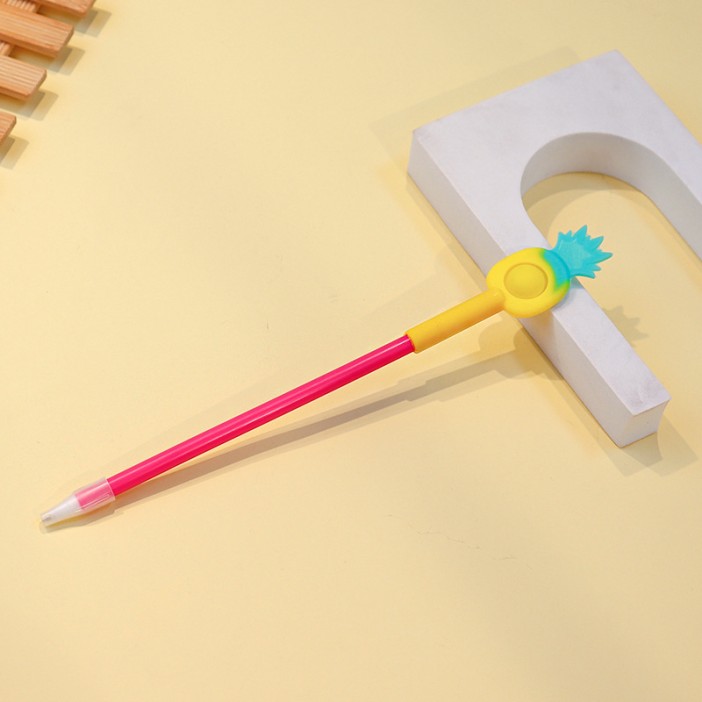 Ручка-прикол гелевая POP IT &quot;Ананасик&quot; 