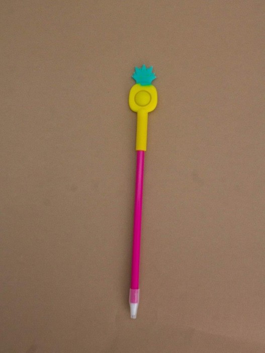 Ручка-прикол гелевая POP IT &quot;Ананасик&quot; 