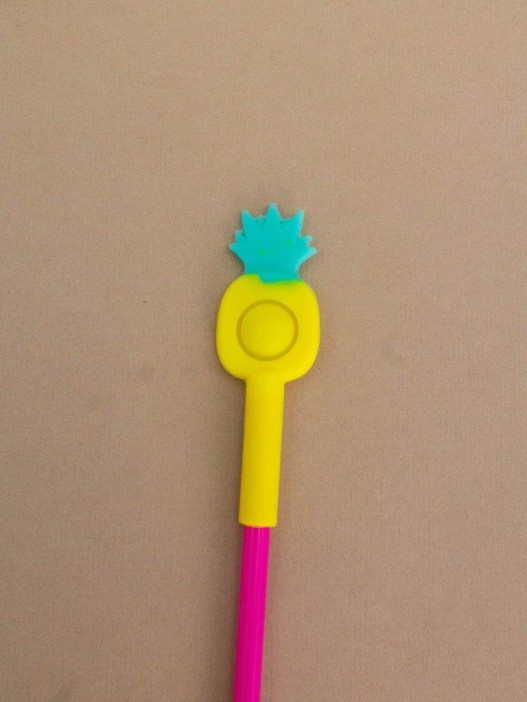 Ручка-прикол гелевая POP IT &quot;Ананасик&quot; 