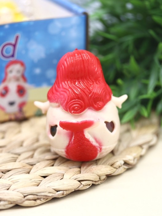 Мялка - антистресс «Mermaid», red 