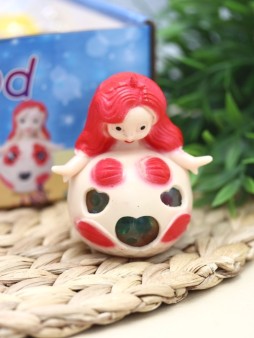 Мялка - антистресс "Русалка", красная