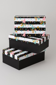 Набор подарочных коробок 3 в 1 «Festive confetti», 18*12*7-21*14*8.5-23*16*9.5