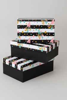 Набор подарочных коробок 3 в 1 «Festive confetti», 18*12*7-21*14*8.5-23*16*9.5