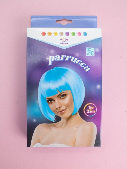 Парик карнавальный &quot;Fancy chic&quot;, blue (25 см) 