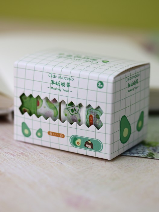 Набор декоративного скотча «Avocado», girl 